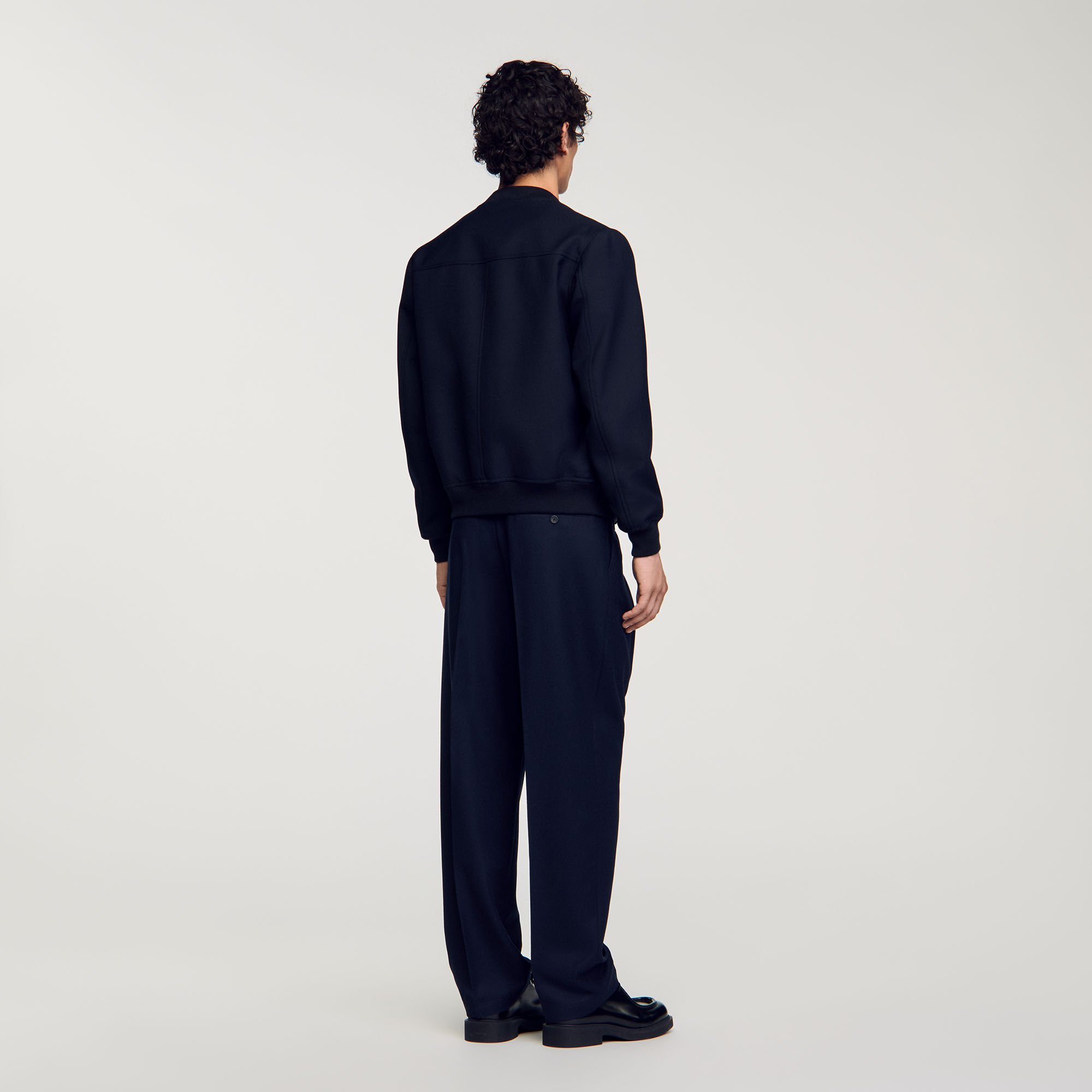 Sandro paris varsity jacket outlet