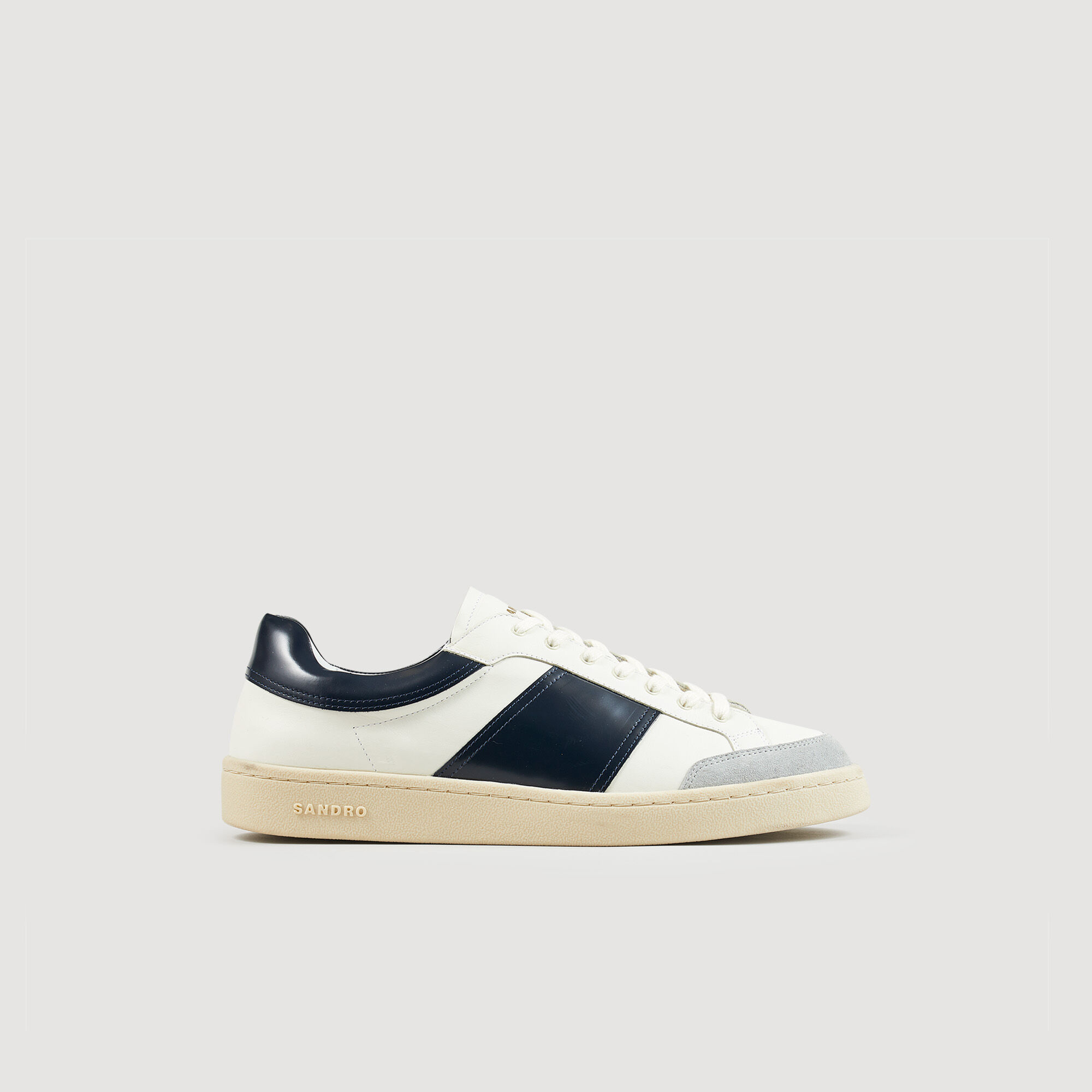 Sandro paris white sneakers outlet