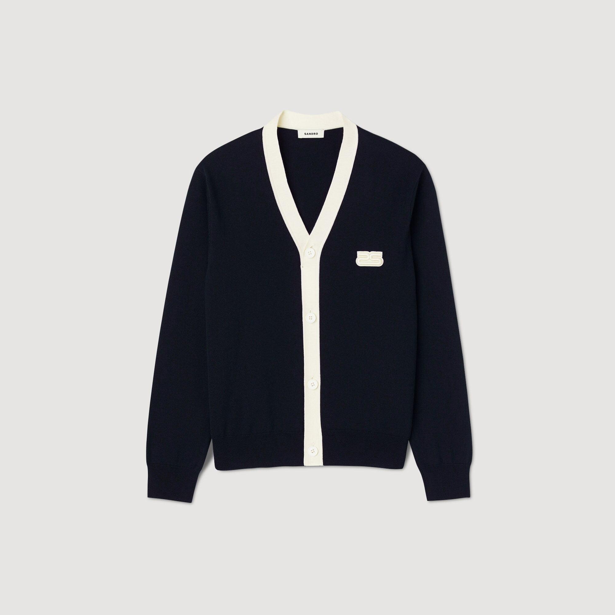 Fine knit cardigan hotsell