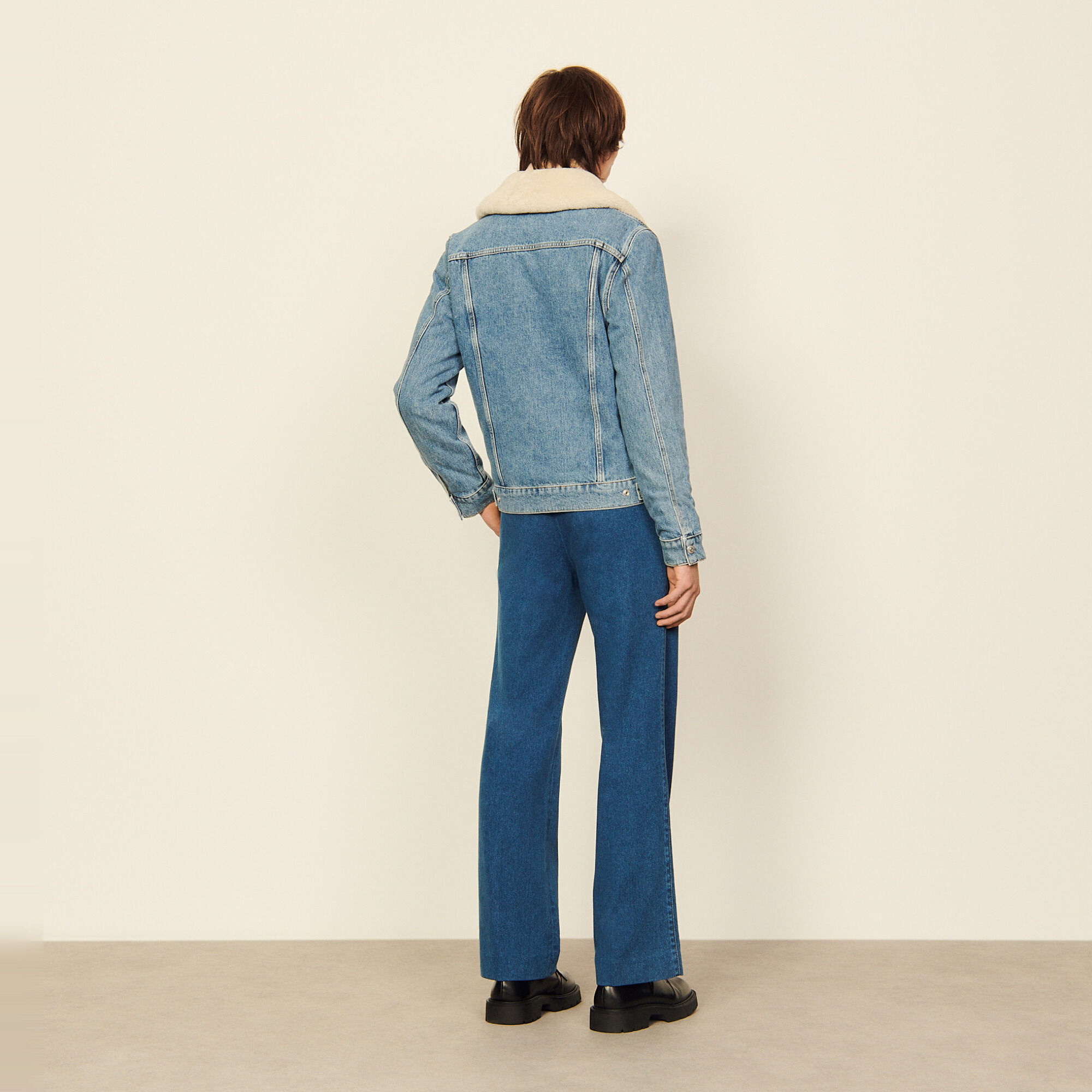 Sheepskin jean jacket new arrivals