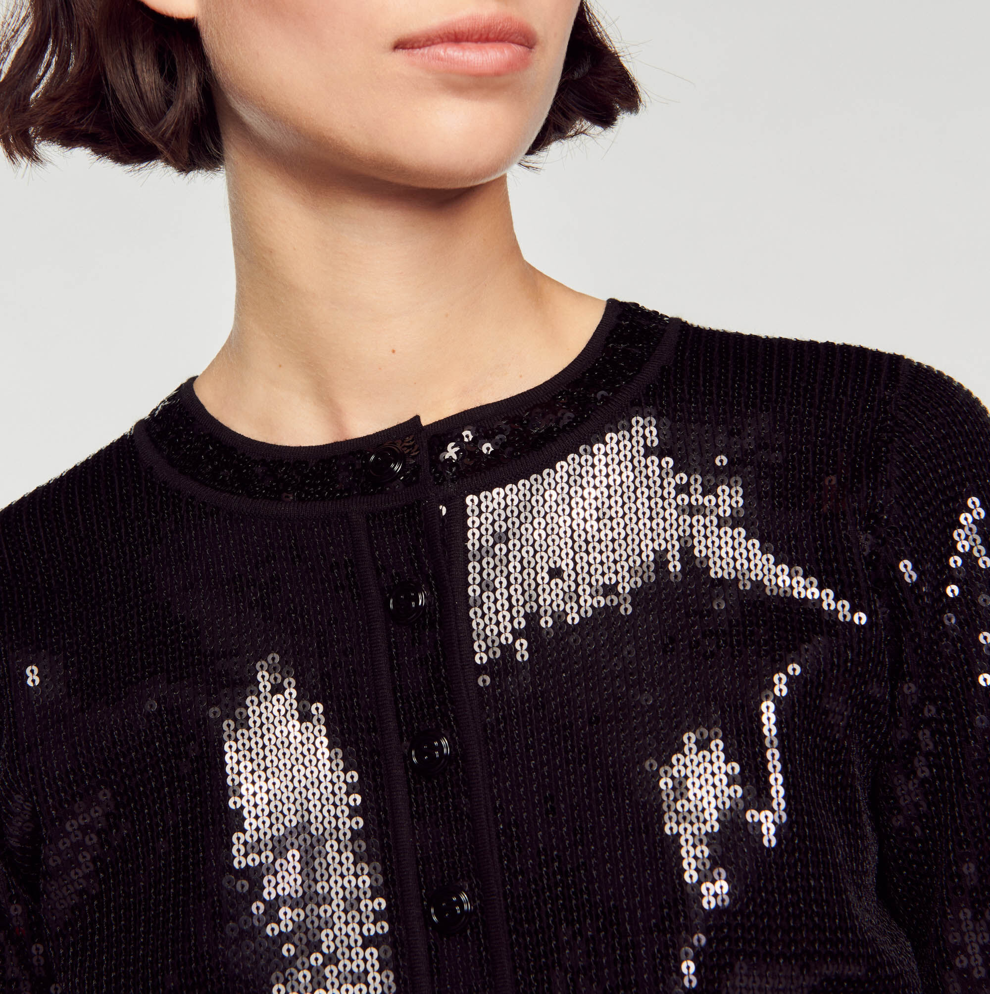 Zara sequin cheap cardigan