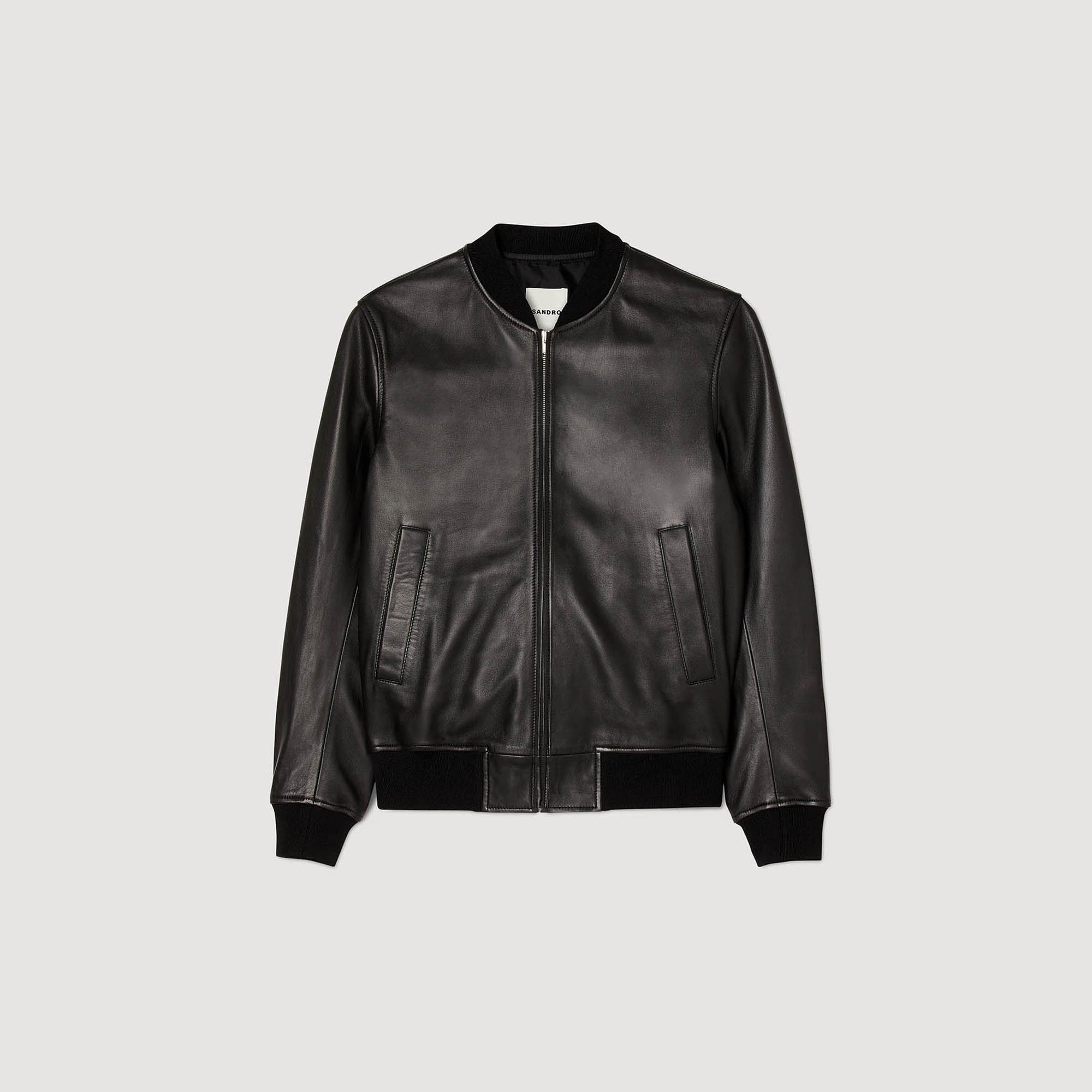 Sandro veste shop cuir homme