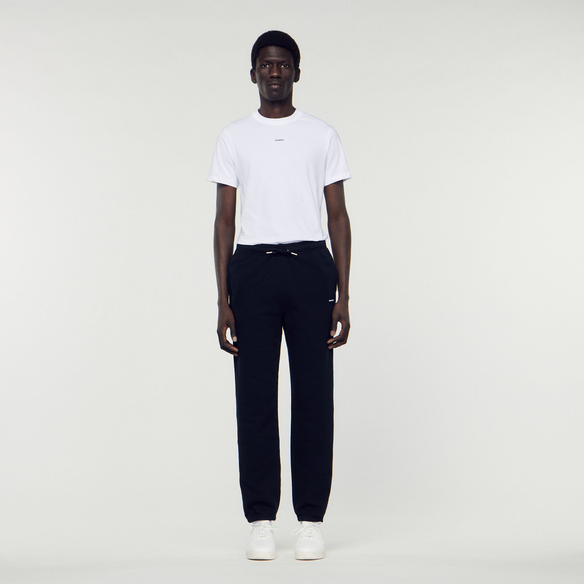 Jogging Joggers with Sandro embroidery Pantalons Shorts