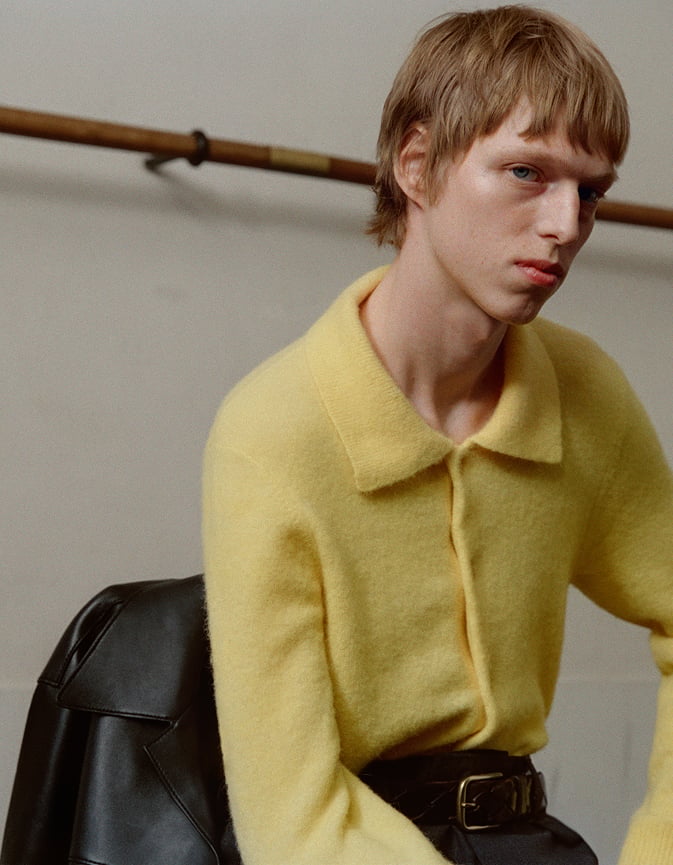 Pull jaune homme - Sandro Paris