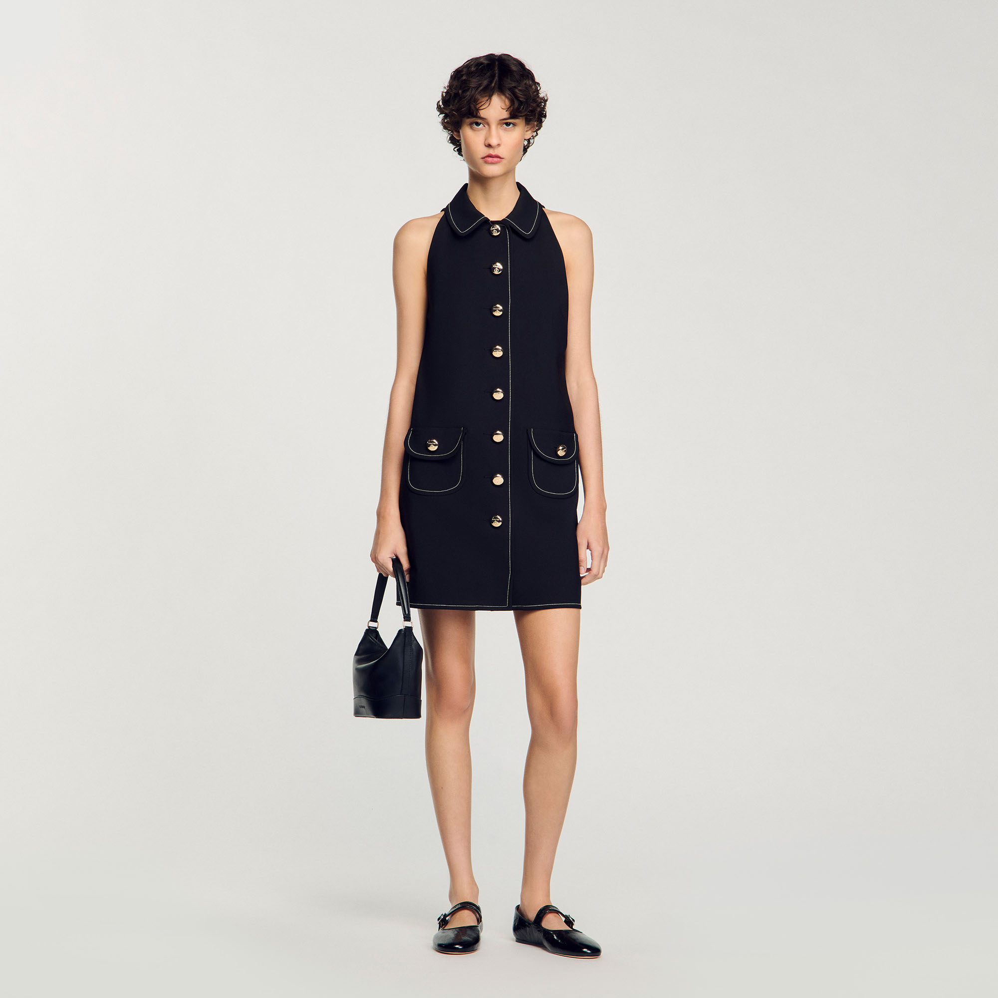 【SANDRO】Peter Pan Collar Short Dress Sandro_SFPRO04120-20_F_1.jpg